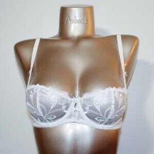 Aubade Paris Sample Au Bal de Flore White Bra 34B